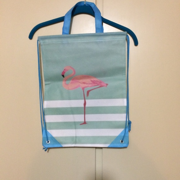🏖Flamingo Drawstring Backpack🏖 - Picture 5 of 6